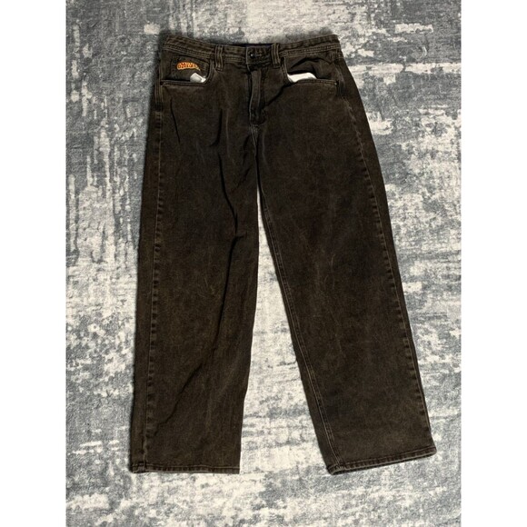 Empyre Pants Mens 32 Brown Relaxed Tapered Baggy Skater Hip Hop Y2K - Picture 1 of 6